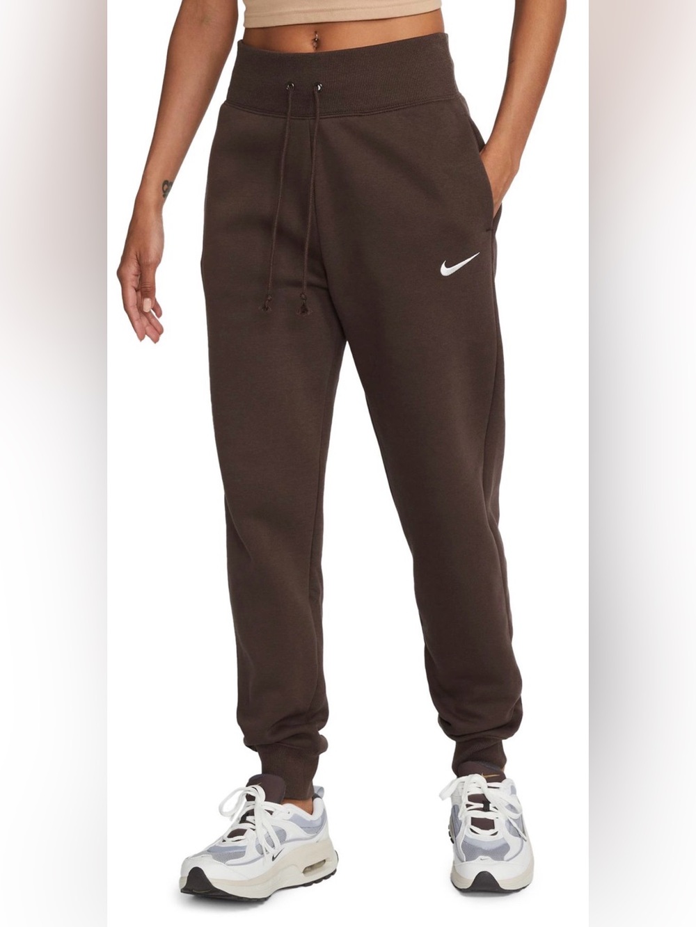 NWT New NIKE SPORTSWEAR PHOENIX FLEECE HIGH-WAISTED JOGGERS Women – Baroque Brow